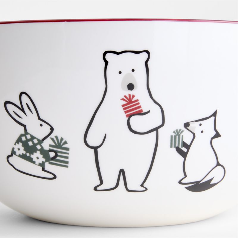 Arctic Friends Ceramic Mixing Bowl, Set of 3 by Joan Anderson - image 4 of 5