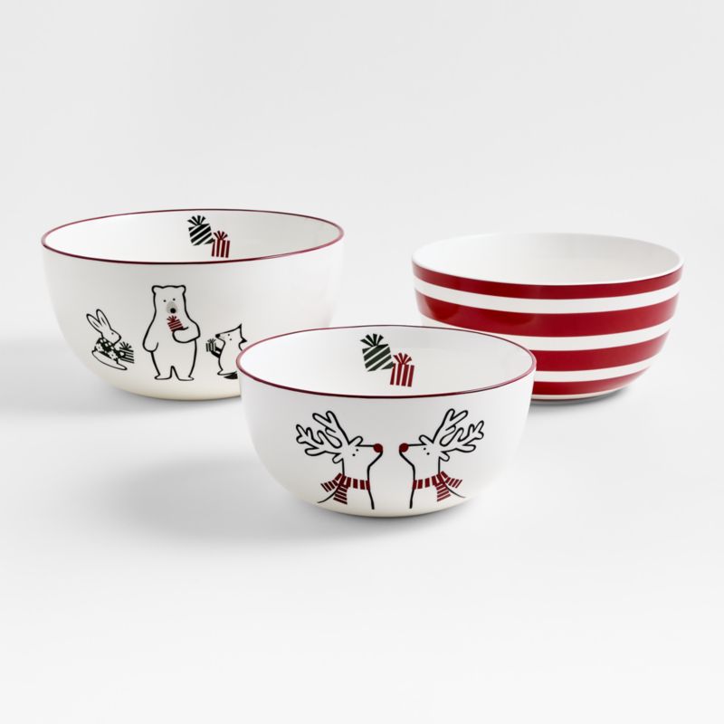 Arctic Friends Ceramic Mixing Bowl, Set of 3 by Joan Anderson - image 0 of 5