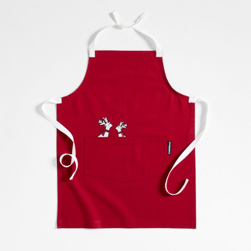 Arctic Reindeer Organic Cotton Kids Apron by Joan Anderson - image 0 of 6