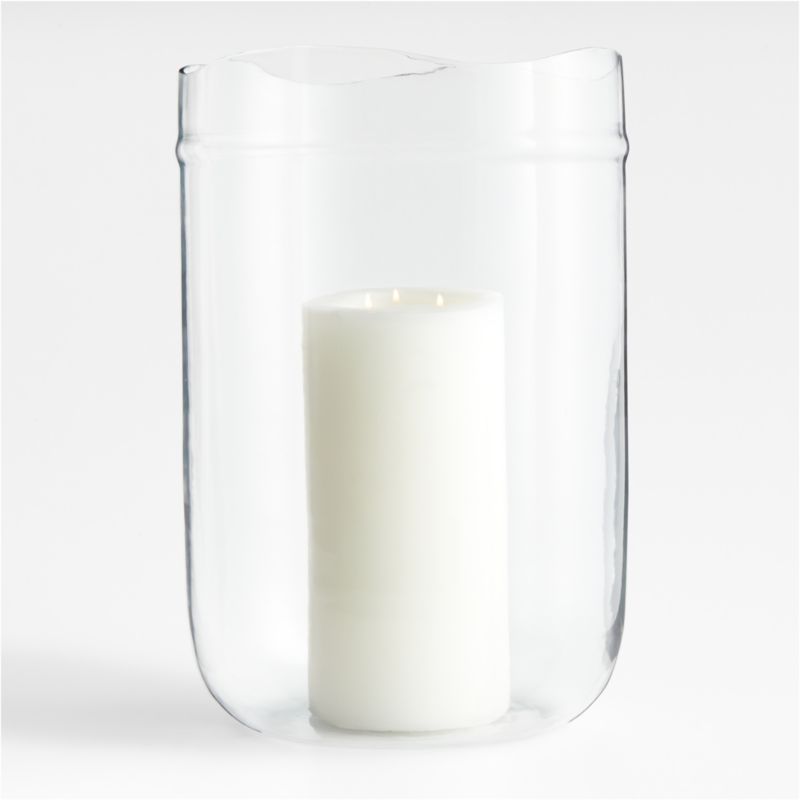 Arden Extra-Large Glass Pillar Candle Holder 20" by Jake Arnold