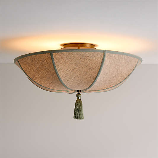 Bates 24" Semi Flush Ceiling Light by Jake Arnold