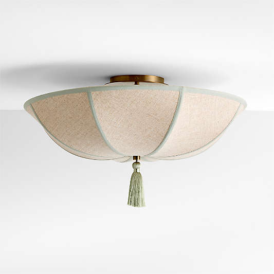 Bates 24" Semi Flush Ceiling Light by Jake Arnold