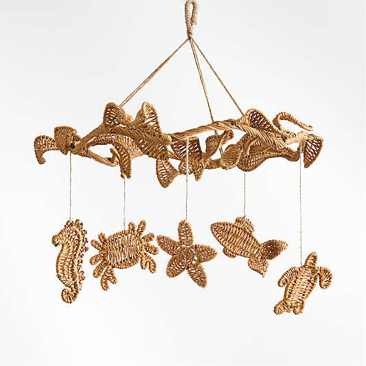Cresset Rattan Baby Nursery Mobile by Jake Arnold
