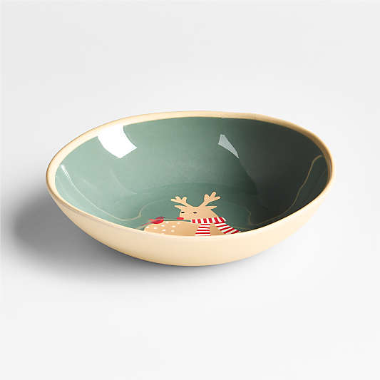 Joan Anderson Fair Isle Friends Kid's Melamine Bowl