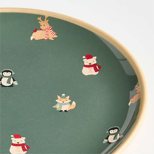 Joan Anderson Fair Isle Friends Kid's Melamine Plate