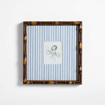 Octopus Framed Wall Art Print by Jake Arnold