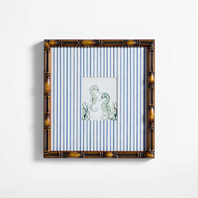 Seahorse Framed Wall Art Print by Jake Arnold