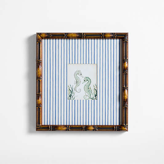 Seahorse Framed Wall Art Print by Jake Arnold