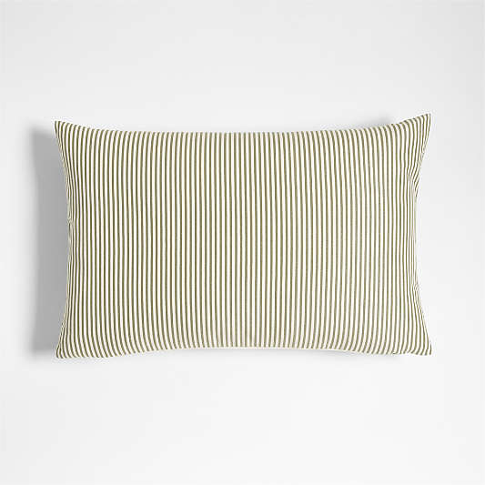 Harman 24"x16" Cream Stripe Outdoor Throw Pillow by Jake Arnold