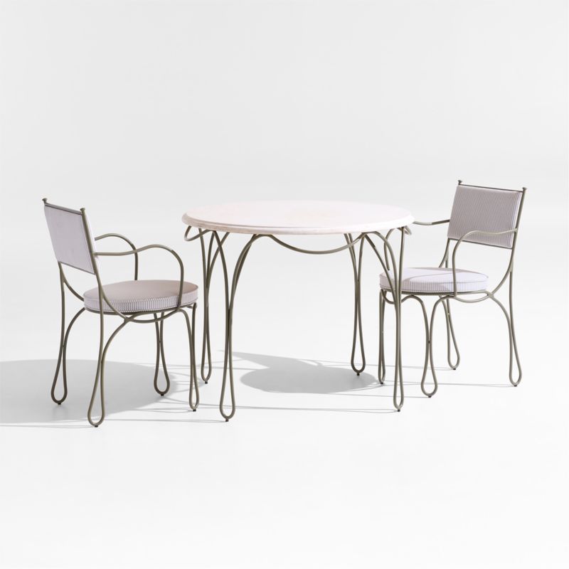 Viewing product image The Harpen Metal Bistro Outdoor Dining Set by Jake Arnold - image 1 of 4