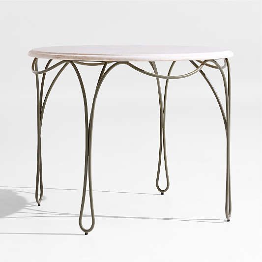 The Harpen 36" Outdoor Metal Bistro Table by Jake Arnold