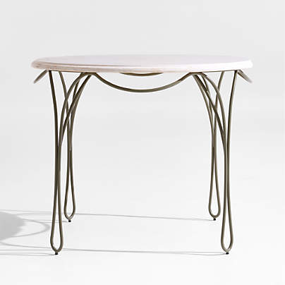 The Harpen 36" Outdoor Metal Bistro Table by Jake Arnold