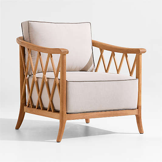 The Hartford Wood Outdoor Lounge Chair by Jake Arnold