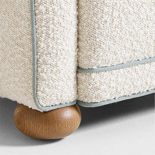 Hatsby Cream Boucle Kids Accent Chair by Jake Arnold