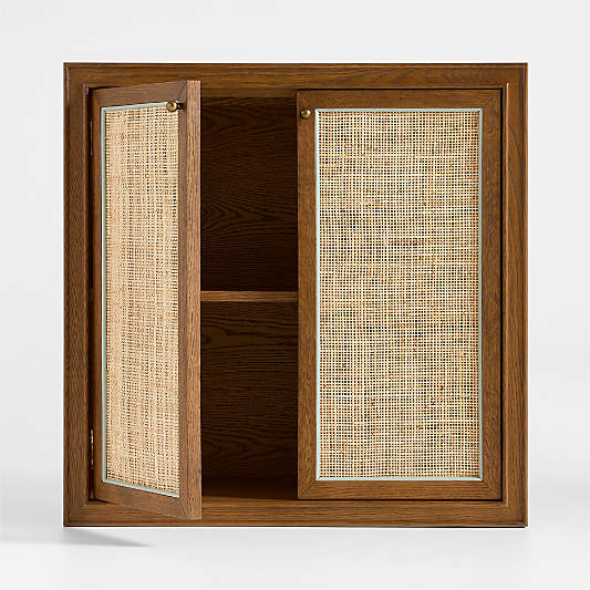 Hawes 32" Modular Oak Wood Kids Bookcase with Door by Jake Arnold