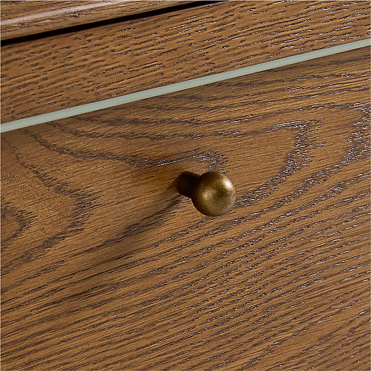 Hawes Set of 2 Modular Hazlenut Oak Wood Kids Open Bookcases with Drawers by Jake Arnold