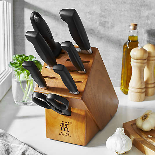 ZWILLING ® Four Star 8-Piece Birch Knife Block Set