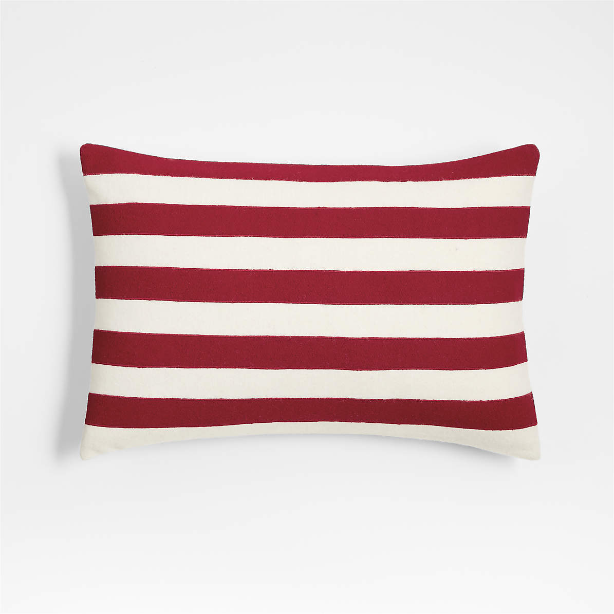 HiEnd Accents Red Stripe Envelope Pillow - 18 x 18