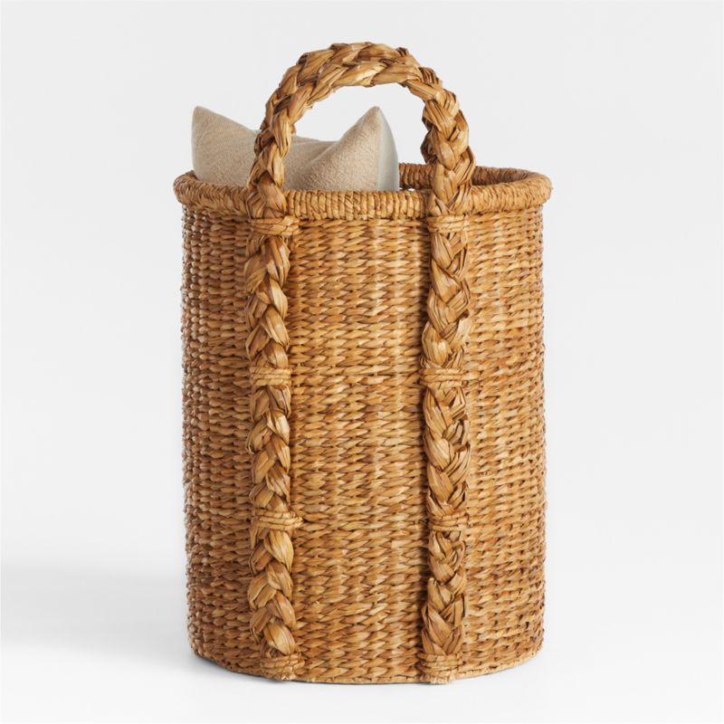 Montecito Round Chunky Woven Basket by Jake Arnold