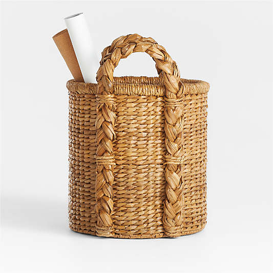 Montecito Medium Round Chunky Woven Basket by Jake Arnold