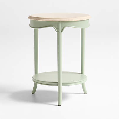 Collins Round Nursery Side Table by Jake Arnold