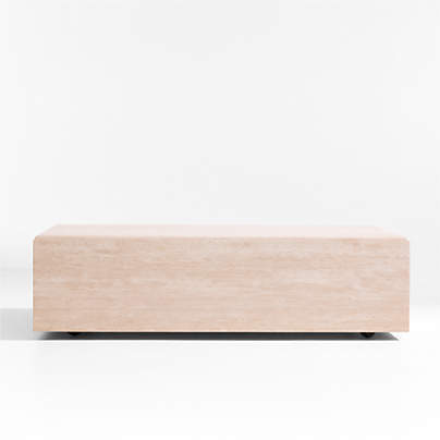 The Parker Stone 54" Outdoor Coffee Table by Jake Arnold