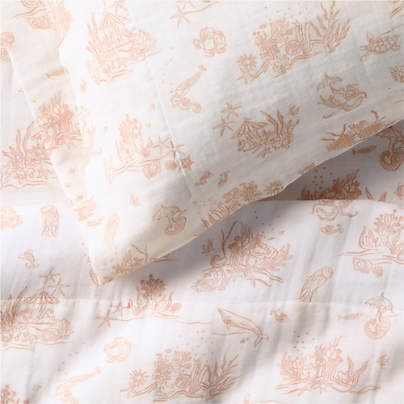 Seafield Pink Supersoft Organic Cotton Kids Sheet Set by Jake Arnold