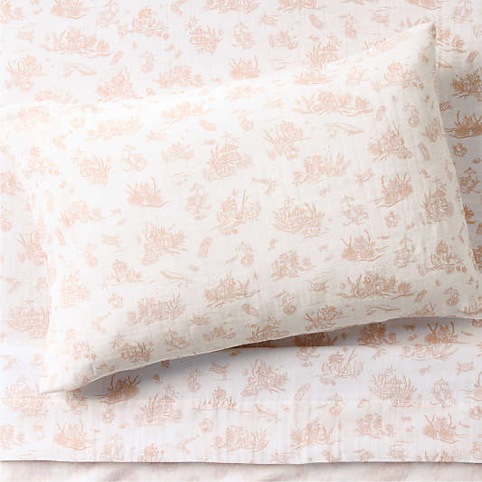 Seafield Pink Supersoft 100% Organic Cotton Kids Twin Sheet Set by Jake Arnold