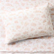 Seafield Pink Supersoft Organic Cotton Kids Twin Sheet Set by Jake Arnold