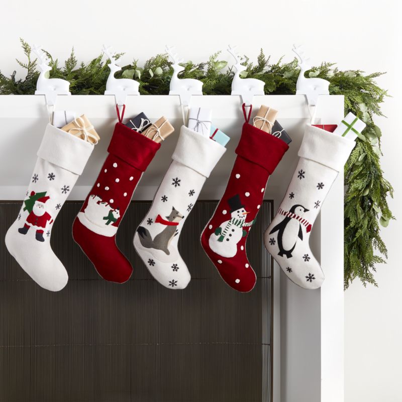 Polar Bear Cub Personalized Christmas Stocking + Reviews Crate & Barrel