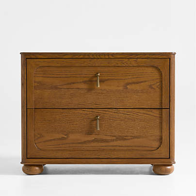 Thurloe 28" Oak Wood Kids Nightstand by Jake Arnold
