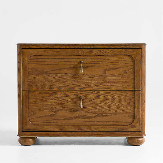 Thurloe Oak Wood Kids Nightstand by Jake Arnold