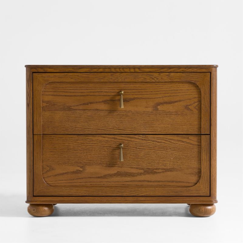 Thurloe Oak Wood Kids Nightstand by Jake Arnold
