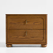 Thurloe Oak Wood Kids Nightstand by Jake Arnold