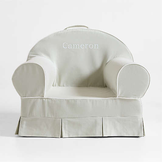 Whittle Beach Glass Green Large Kids Lounge Nod Chair Cover by Jake Arnold