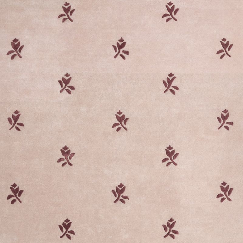 12th Street Floral Cut-Out Edges Wool and Tencel Kids 12"x18" Rug Swatch by Jeremiah Brent - image 0 of 6