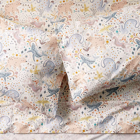 Arline 100% Organic Cotton Kids Queen Sheet Set by Jeremiah Brentt