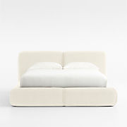 Curios Cocoa Upholstered Queen Bed by Jeremiah Brent