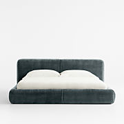 Curios Cocoa Upholstered King Bed by Jeremiah Brent