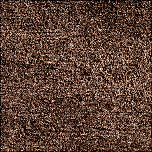 Fenwick Wool Deep Brown Handknotted Rug Swatch 12"x18" by Jeremiah Brent