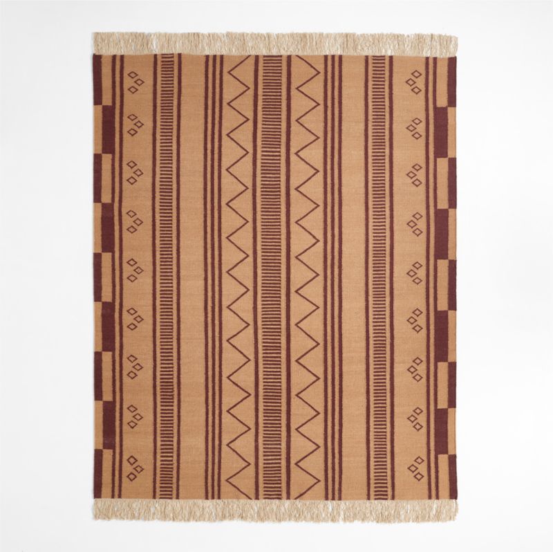 Hancock Park Wool Flatweave Kids Area Rug 8x10 by Jeremiah Brent - image 0 of 8