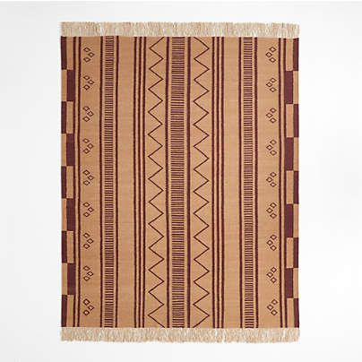 Hancock Park Wool Flatweave Kids Area Rug 8'x10' by Jeremiah Brent