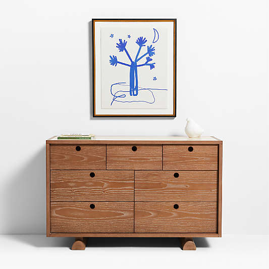 Joshua Tree Black Framed Wall Art Print by Jeremiah Brent