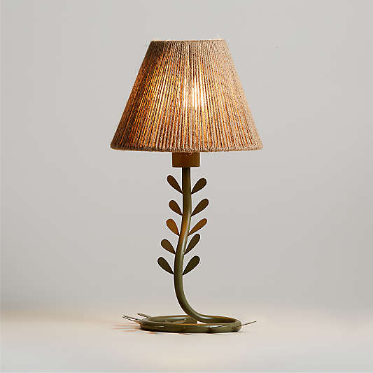 Laurel Green Vine Kids Table Lamp by Jeremiah Brent