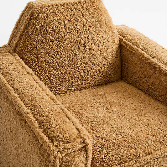 Michel Shearling Accent Chair by Jeremiah Brent