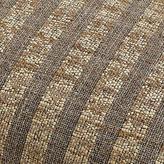 Modicum Stripe 22"x15" Smog Grey Throw Pillow with Feather Insert by Jeremiah Brent