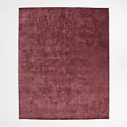 Narrative Chestnut Red Wool and Tencel Kids Area Rug 6'x9' by Jeremiah Brent