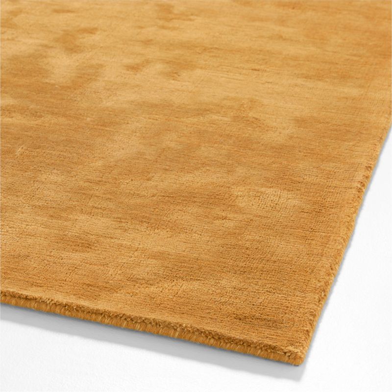 Narrative Dutch Yellow Wool and Tencel Kids Area Rug 6x9 by Jeremiah Brent - image 4 of 5