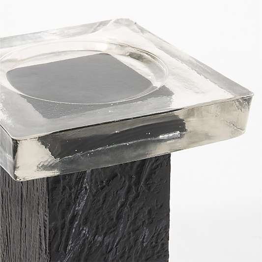 Ohr Marble and Cast Glass 10" Drink Table by Jeremiah Brent
