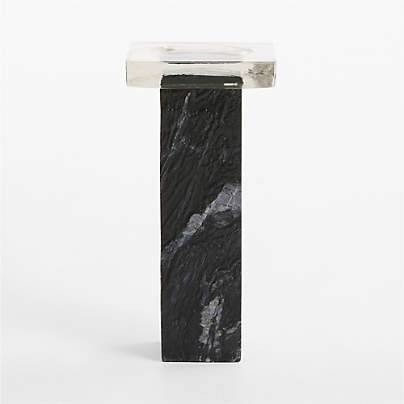 Ohr Marble and Cast Glass 10" Drink Table by Jeremiah Brent